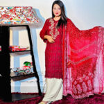 Royal Ruby Embroidered 3-Piece Suit