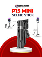 P15Mini Selfie Stick Tripod Phone Stand with Wireless Bluetooth Portable Mini Tripod - Image 2